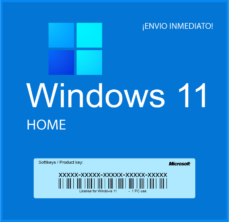 Microsoft Windows 11 Home (1PC) - Microsoft Key - GLOBAL