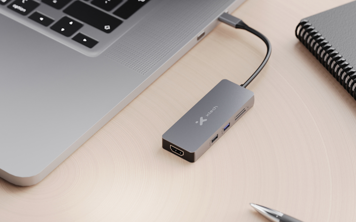 Xtech - Hub - 5 puertos