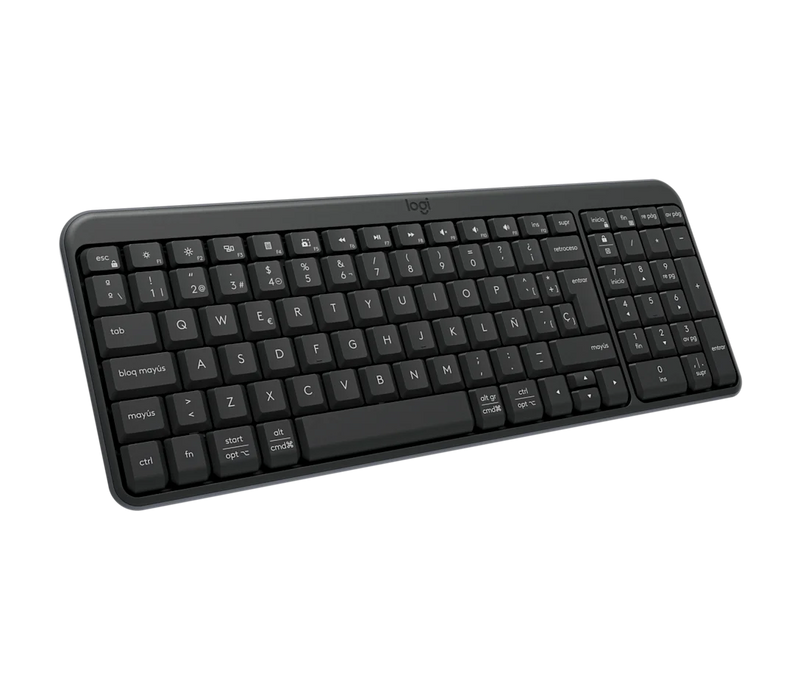 Teclado Logitech K250 - Grafito - Inalámbrico