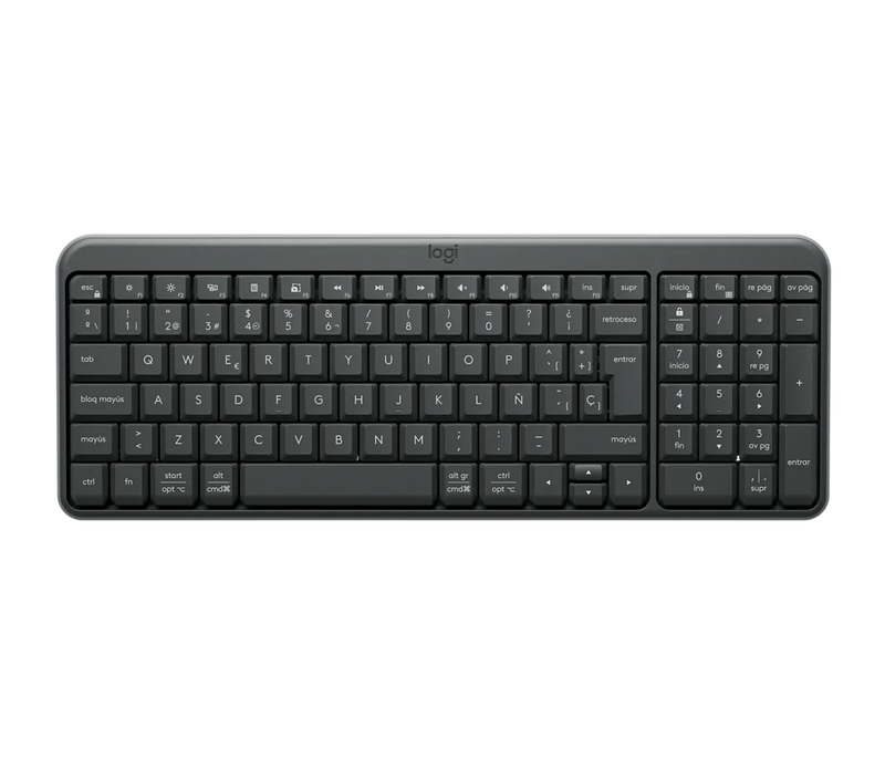 Teclado Logitech K250 - Grafito - Inalámbrico