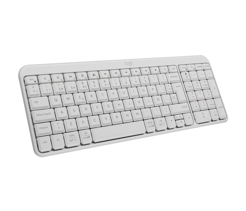 Teclado Logitech K250 - Blanco - Inalámbrico