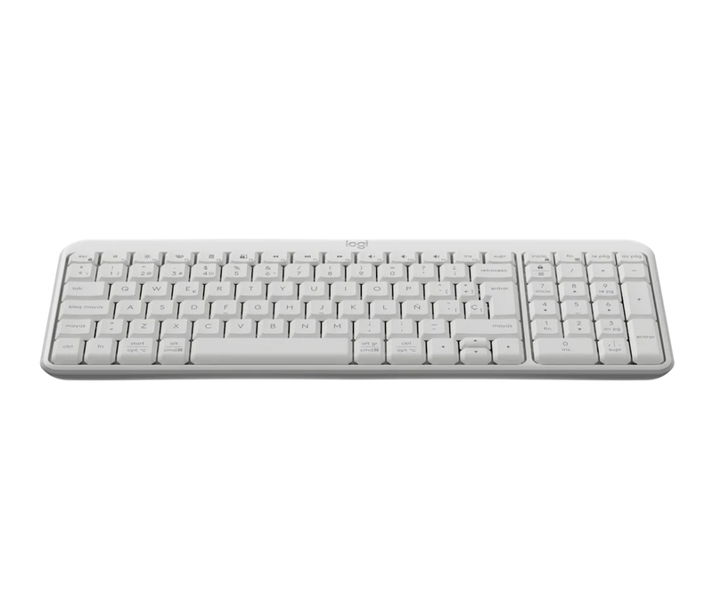 Teclado Logitech K250 - Blanco - Inalámbrico