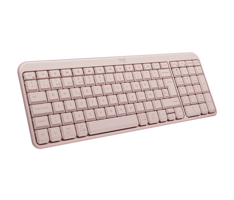 Teclado Logitech K250 - Rosa - Inalámbrico