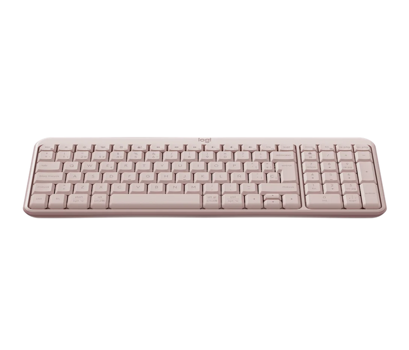 Teclado Logitech K250 - Rosa - Inalámbrico